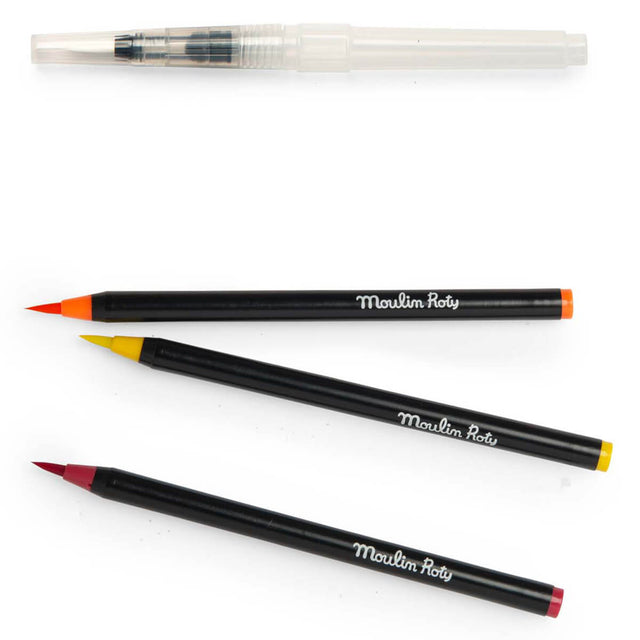 12 feutres pinceaux aquarellables - Art & bricolage by Moulin Roty