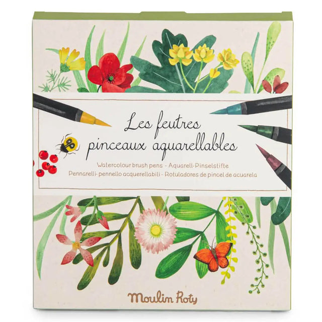 12 feutres pinceaux aquarellables - Art & bricolage by Moulin Roty