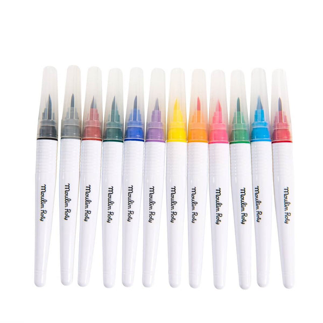 12 gros feutres pinceaux - Art & bricolage by Moulin Roty