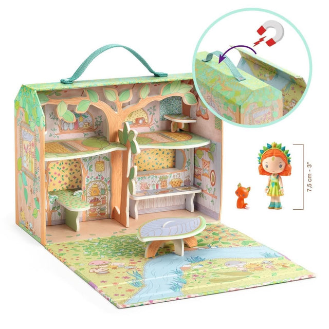 Maison des bois Tinyly - Sylvia & Fox - Ensembles de jeu by Djeco