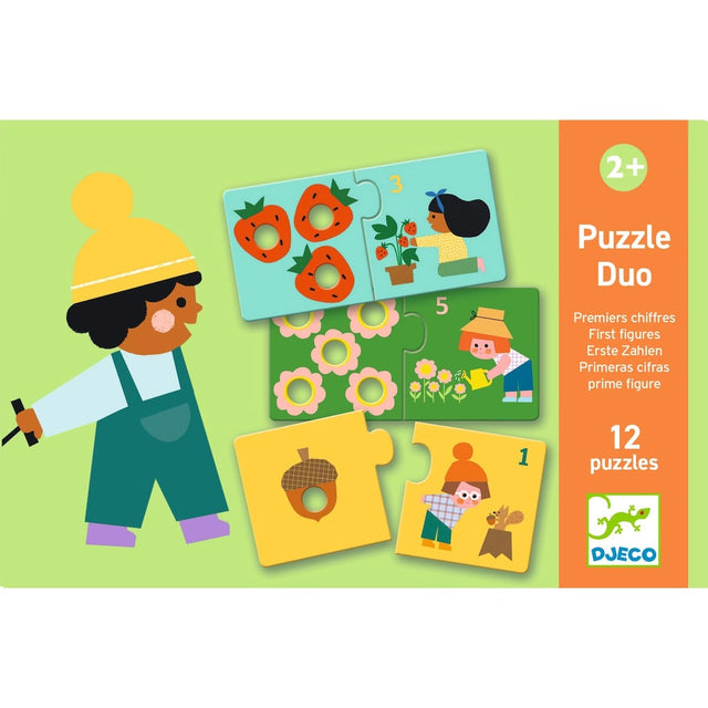 Puzzle Duo - First Numbers (12x2 pcs)