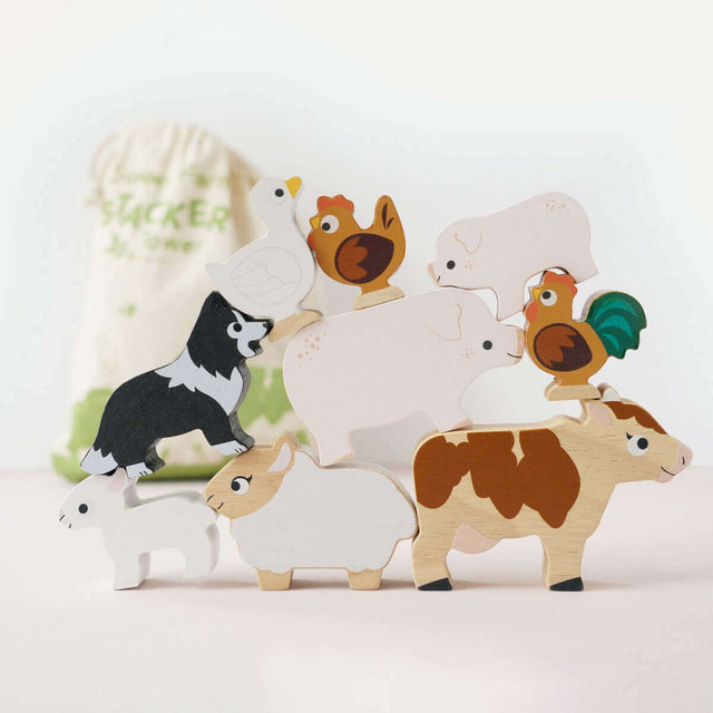 Animaux de la ferme empilables - Figurines by Le Toy Van