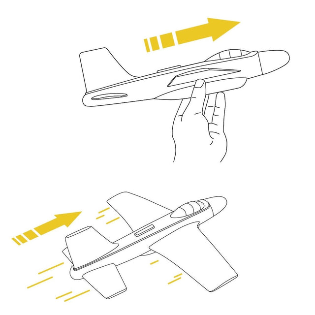 Avion planeur Fire Jet - Jeu actif by Djeco