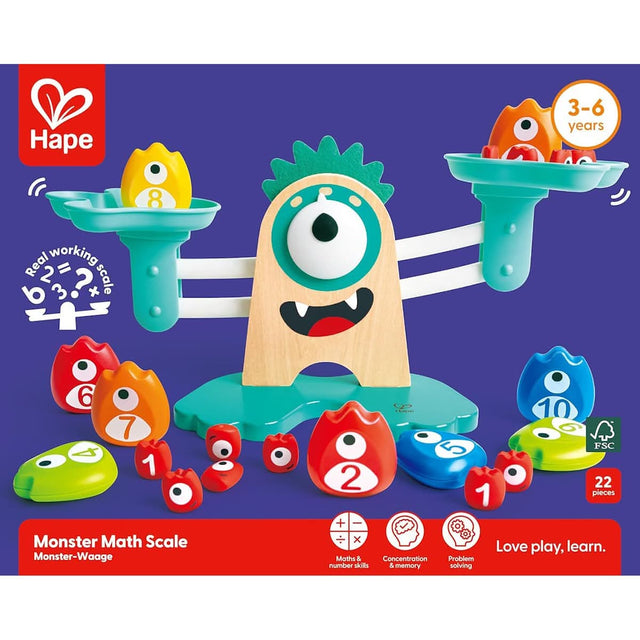 Balance Maths Monstres - Jeux éducatifs by Hape