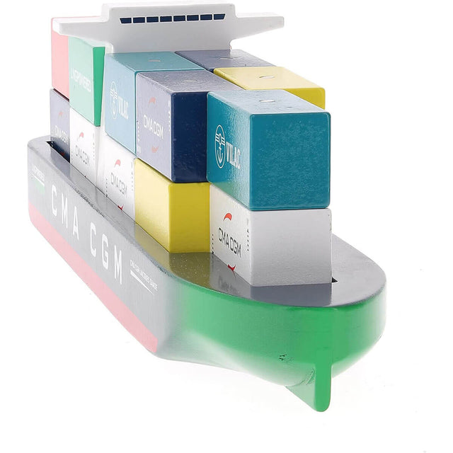 Bateau porte-conteneurs Vilacity (Jacques Saade) - Véhicules de jeu by Vilac