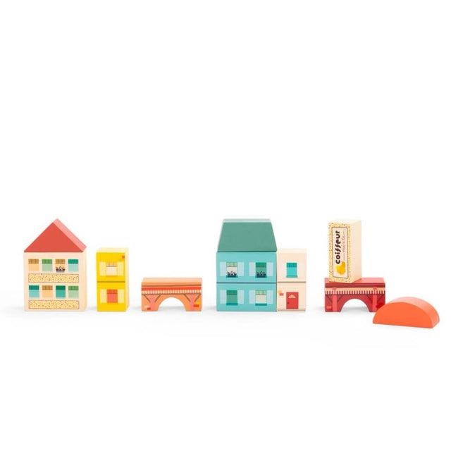 Blocs de construction de village (34 pcs) - Jeux de construction by Comme des Pirates