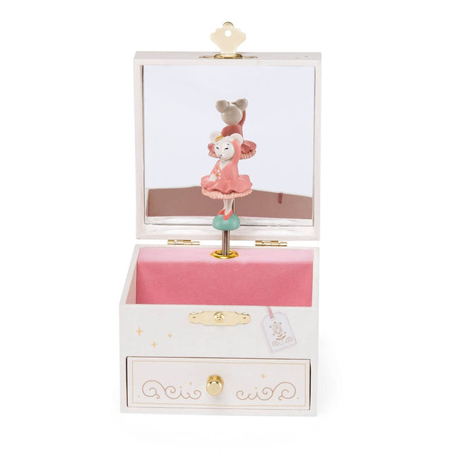 Boîte à bijoux musicale Souris ballerine - Décoration by Moulin Roty