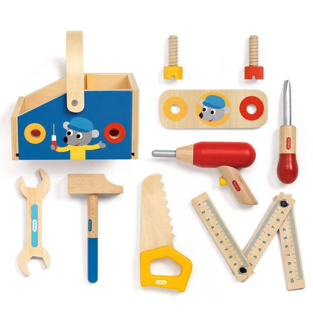 Boîte à outils en bois Minibrico-Jouets d'imitation-Djeco-Comme des Pirates