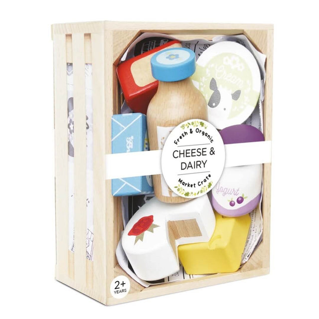 Caisse de fromage et produits laitiers du marché - Jouets d'imitation by Le Toy Van