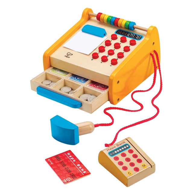 Caisse enregistreuse en bois (37 pcs) - Jouets d'imitation by Hape