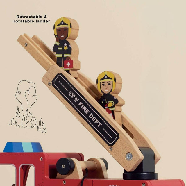 Camion de pompiers en bois - Véhicules de jeu by Le Toy Van