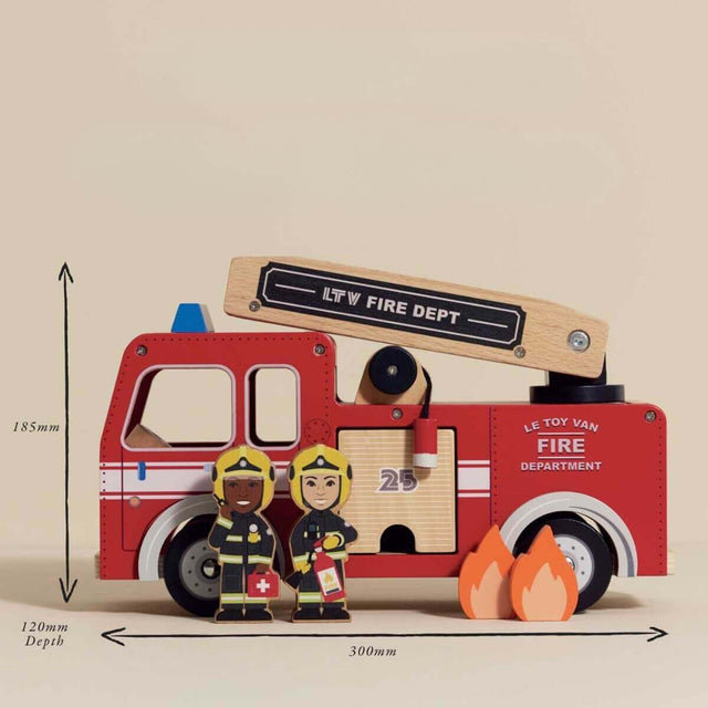 Camion de pompiers en bois - Véhicules de jeu by Le Toy Van