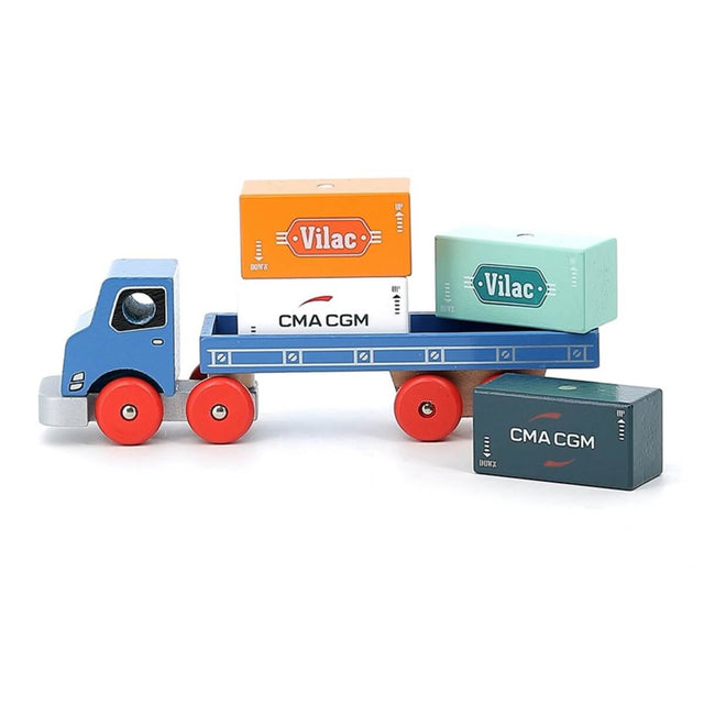 Camion porte-conteneurs Vilacity - Véhicules de jeu by Vilac