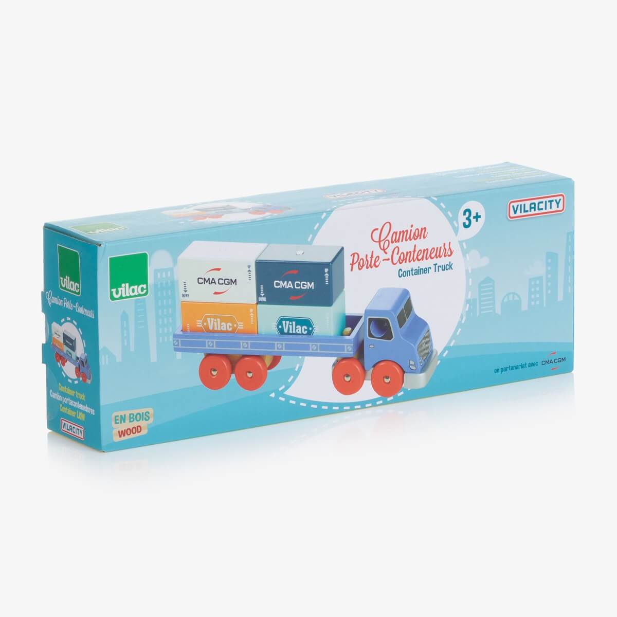 Camion porte-conteneurs Vilacity - Véhicules de jeu by Vilac