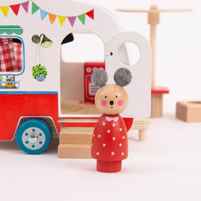 Caravane meublée La Grande Famille - Ensembles de jeu by Moulin Roty