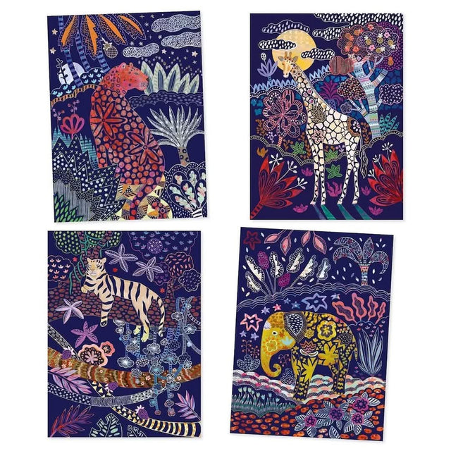 Cartes à gratter - Nature luxuriante - Art & bricolage by Djeco