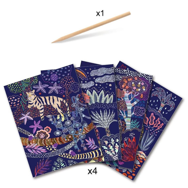 Cartes à gratter - Nature luxuriante - Art & bricolage by Djeco