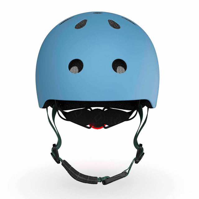 Casque Bleu Acier (45–51 cm) - Jeux d'extérieur by Scoot & Ride