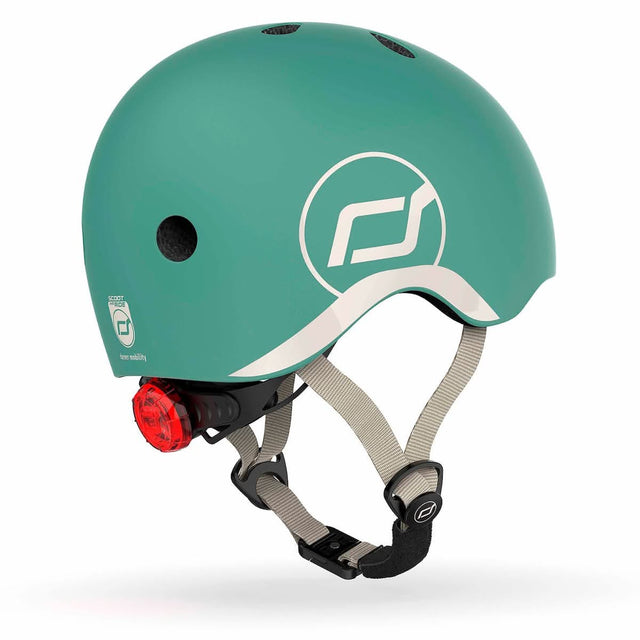 Casque Vert Forêt (45–51 cm) - Jeux d'extérieur by Scoot & Ride