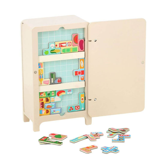Casse-tête Frigo magnétique Pack it Right - Jeux magnétiques by Vilac