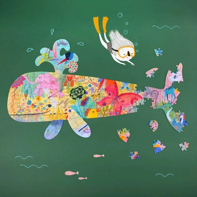 Casse-tête Puzz'Art - Baleine (150 pcs) - Casse-têtes by Djeco