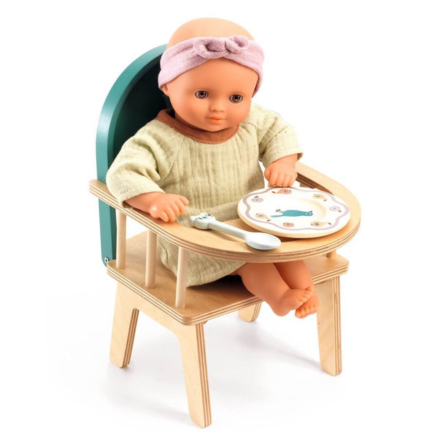 Chaise à barreaux pour poupée Pomea - Accessoires poupée by Djeco