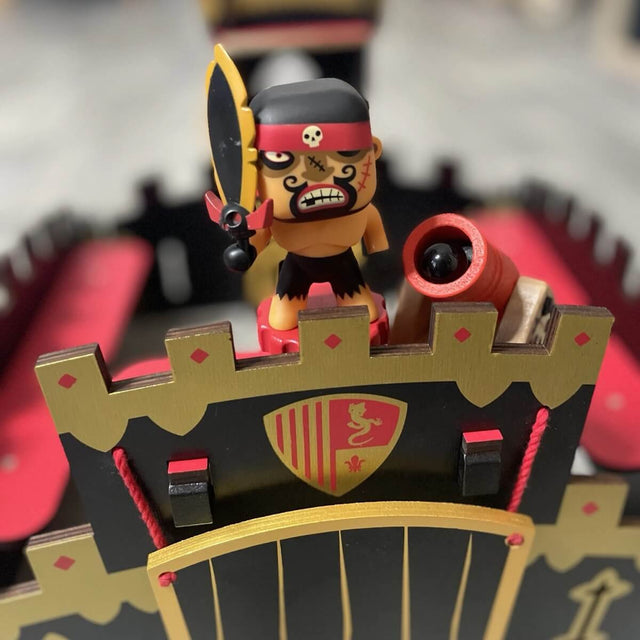 Ensemble Arty Toys: Château-fort + chevaliers et bélier - Ensembles de jeu by Djeco