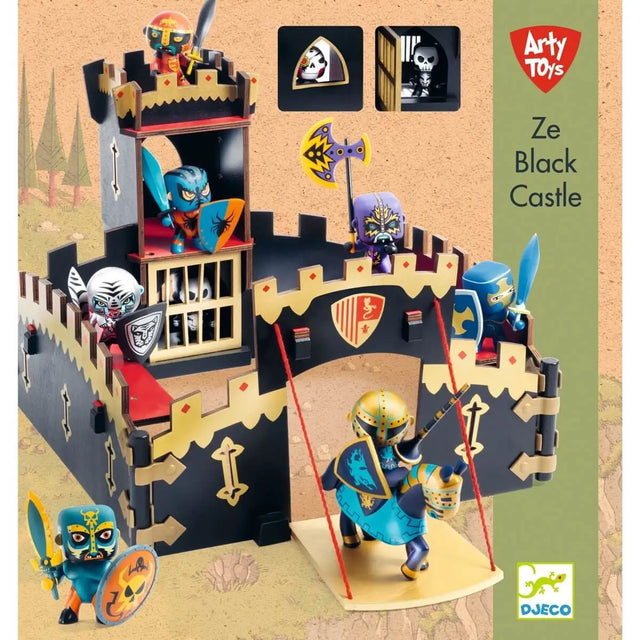 Ensemble Arty Toys: Château-fort + chevaliers et bélier - Ensembles de jeu by Djeco