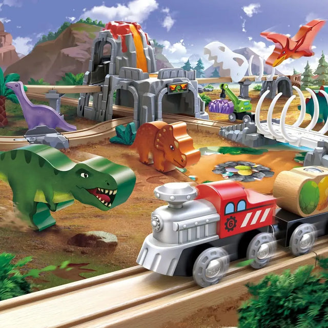 Dinosaur Railway Adventure Set (61 pcs)