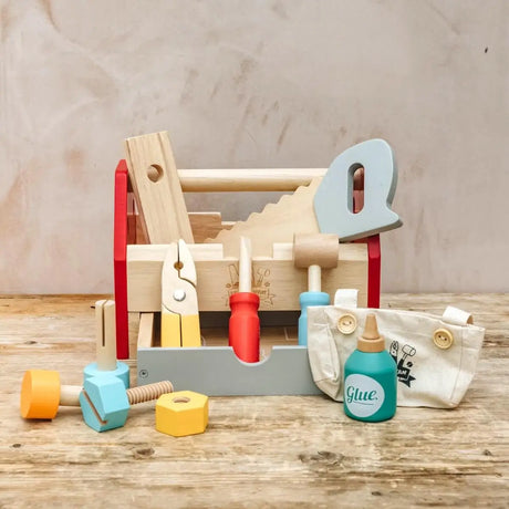 Coffre à outils en bois (11 pcs) - Jouets d'imitation by Le Toy Van