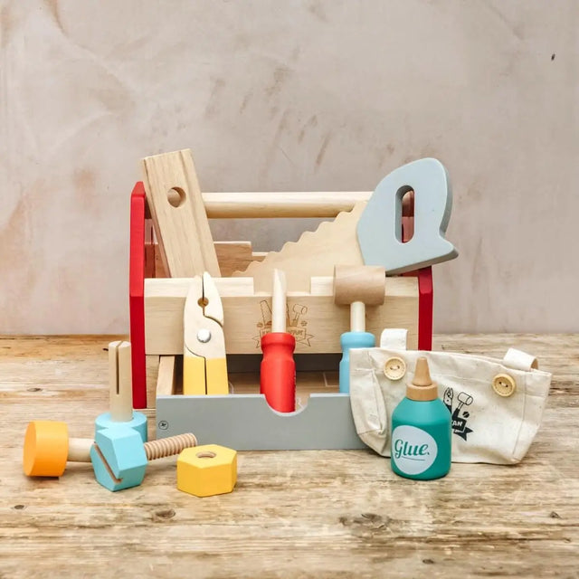 Coffre à outils en bois (11 pcs) - Jouets d'imitation by Le Toy Van