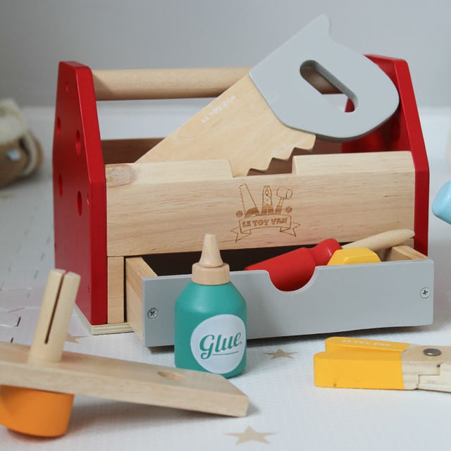 Coffre à outils en bois (11 pcs) - Jouets d'imitation by Le Toy Van