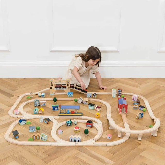Coffret de train de Londres (120 pcs) - Ensembles de jeu by Le Toy Van