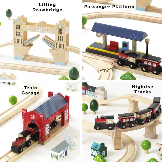 Coffret de train de Londres (120 pcs) - Ensembles de jeu by Le Toy Van