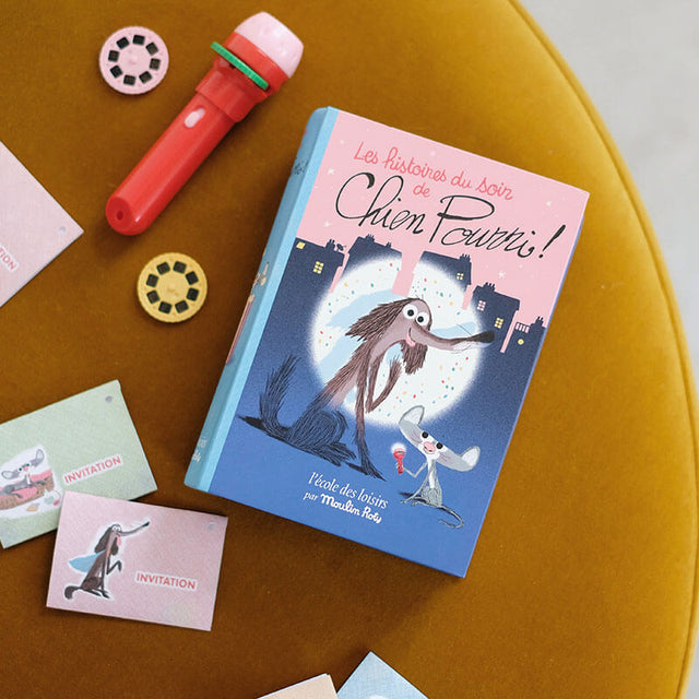 Coffret lampe à histoires du soir - Chien Pourri - Lampes à histoire by Moulin Roty