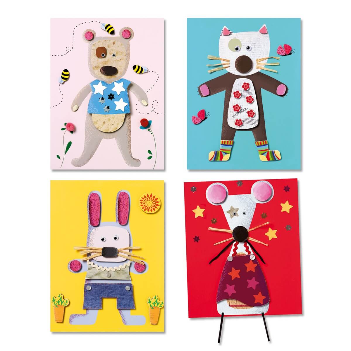 Collages des petits - Petits animaux - Art & bricolage by Djeco