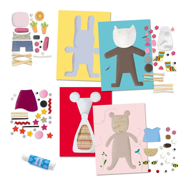Collages des petits - Petits animaux - Art & bricolage by Djeco