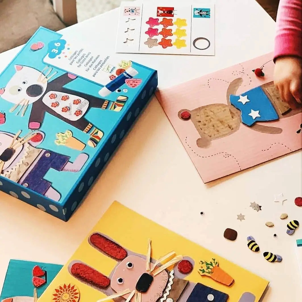 Collages des petits - Petits animaux - Art & bricolage by Djeco