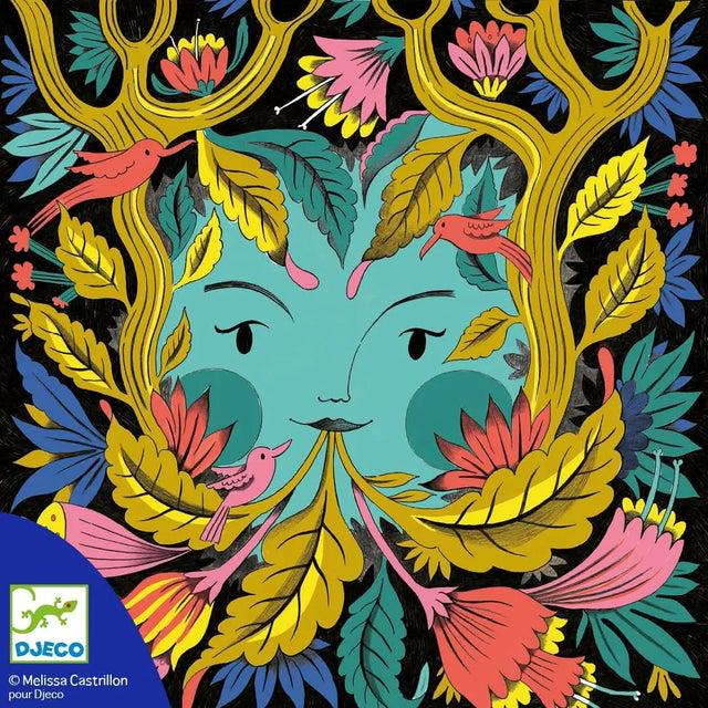 Coloriage 3D - Forêt fantastique - Art & bricolage by Djeco