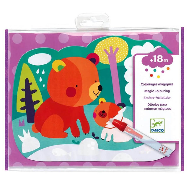 Coloriage magique à l'eau - Dans les bois - Art & bricolage by Djeco