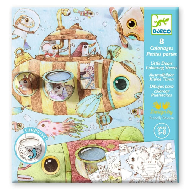 Coloriages surprises - Le voyage de Malo - Art & bricolage by Djeco