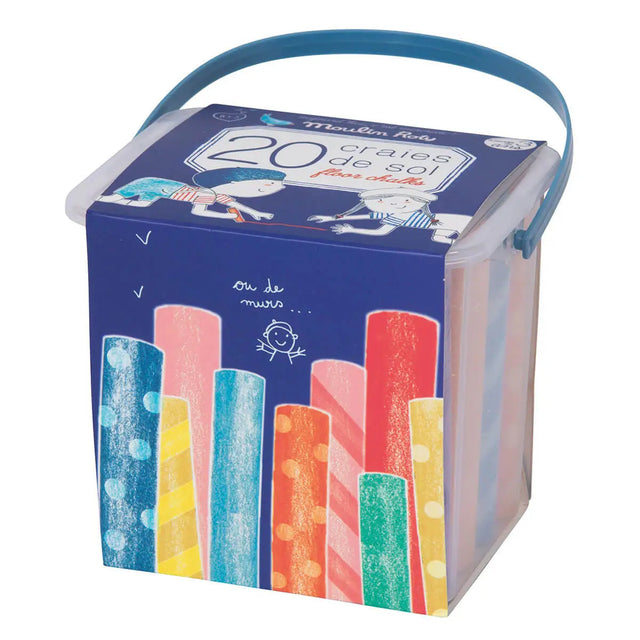 Craies de sol Aujourd'hui c'est Mercredi - Jeux d'extérieur by Moulin Roty