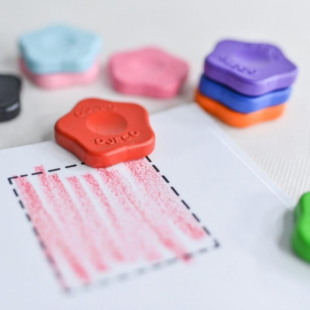 Crayons Fleurs en cire pour tout-petits - Art & bricolage by Djeco