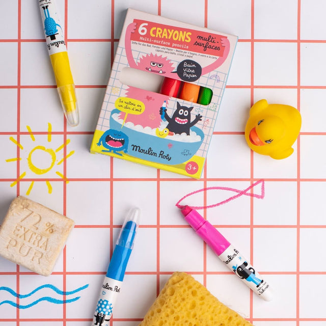 Crayons multi-surfaces (6) - Art & bricolage by Moulin Roty