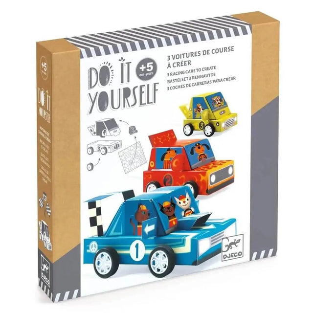 DIY Grand Prix - Voitures de course à créer - Art & bricolage by Djeco