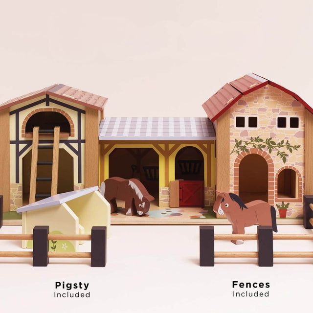 Écuries de ferme en bois - Ensembles de jeu by Le Toy Van
