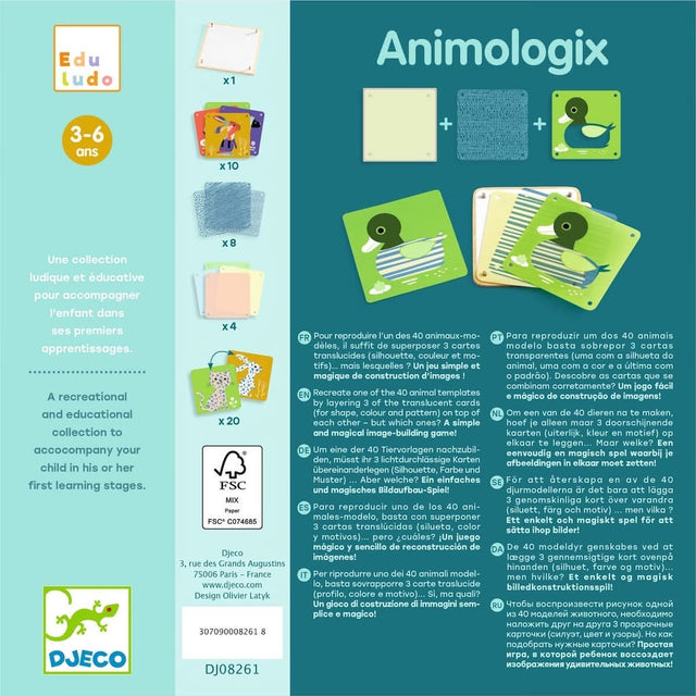 Eduludo Animologix - Jeux éducatifs by Djeco