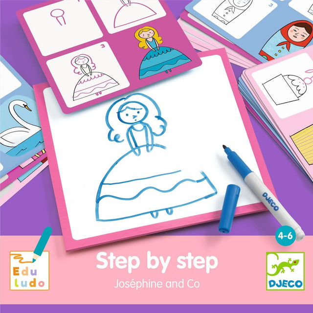 Eduludo - Step by step Josephine - Jeux éducatifs by Djeco