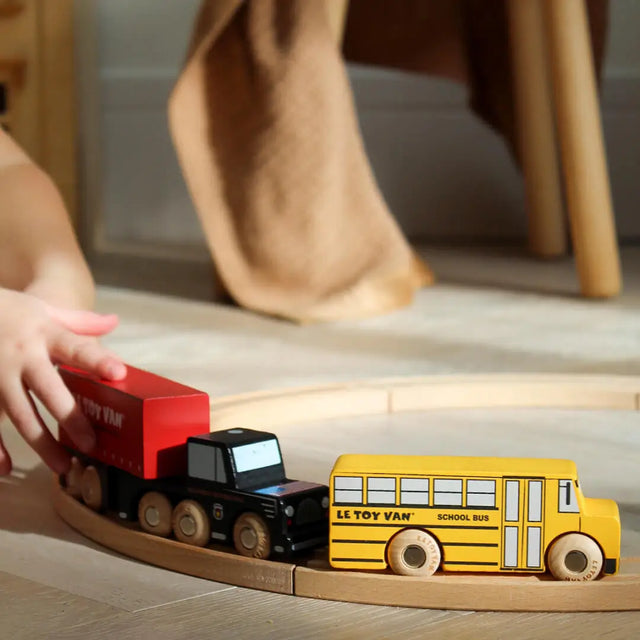 Ensemble de 6 véhicules de ville en bois - Véhicules de jeu by Le Toy Van