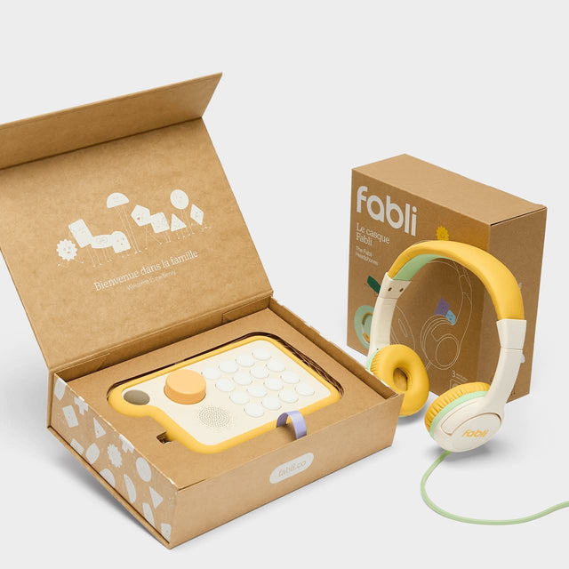 Ensemble Fabli: Lecteur audio + Casque d'écoute - Jeux éducatifs by Fabli